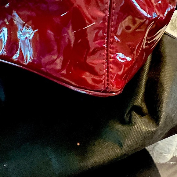 Coach - Carry All Large Deep Red Patton Purse - Picture 3 of 8